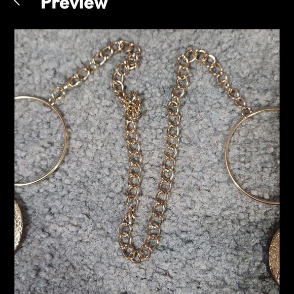 Nwot chain link goldtoned belt - Picture 4 of 4